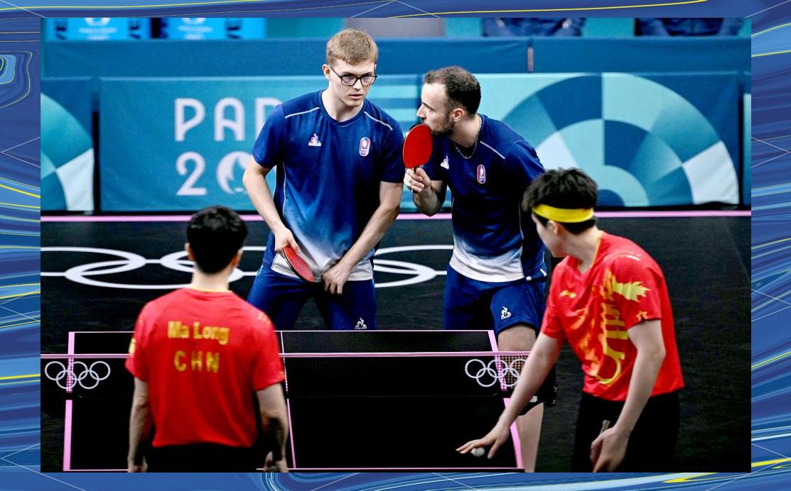 中国队力克法国队,马龙扛起全队 中国队力克法国队,马龙扛起全队